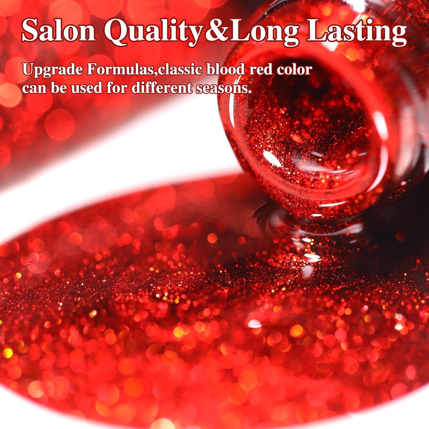 0.5 OZ Cat Eye Gel Polish with Magnet 15ML Holographic Glitter Shimmer Transluce