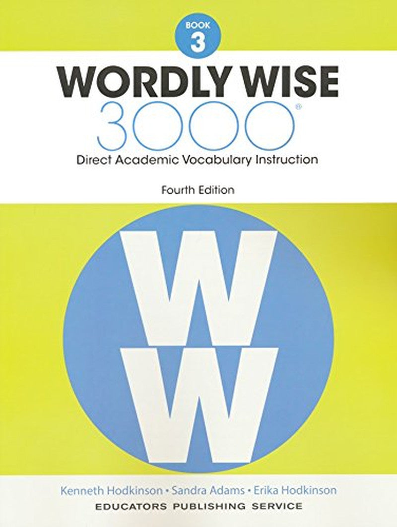 Wordly Wise 3000® 4Th Edition Grade 3 SET -- Student Book, Test Booklet and Answ