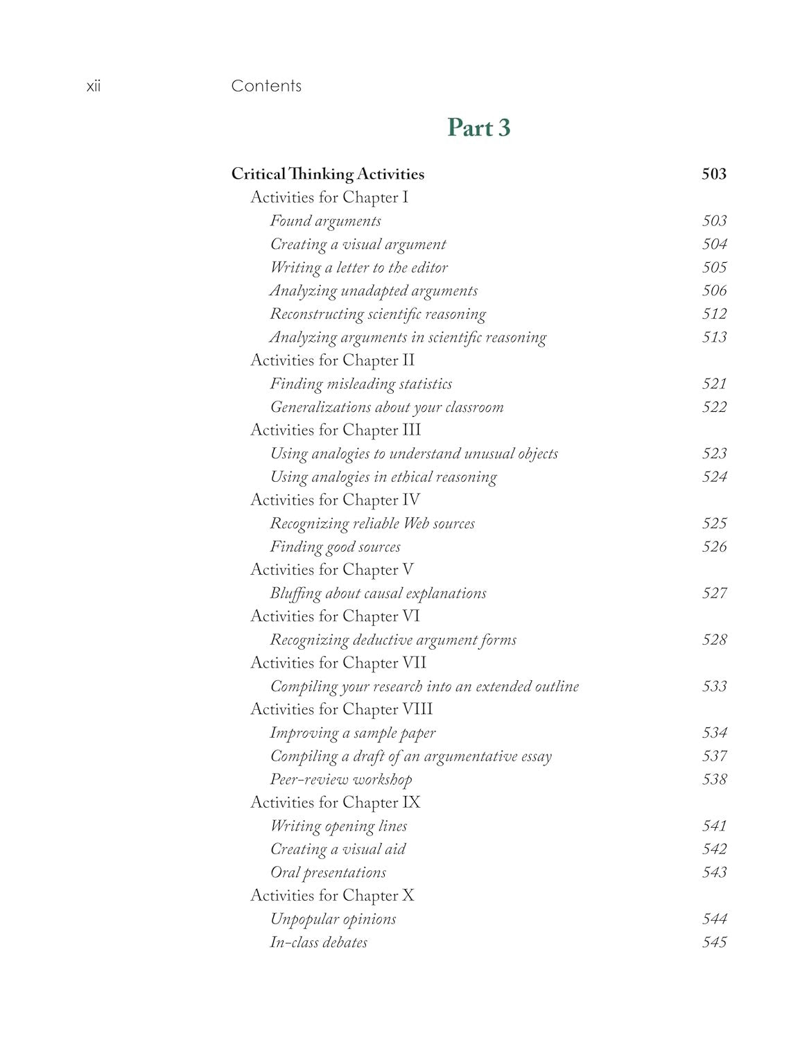 A Workbook for Arguments: a Complete Course in Critical Thinking