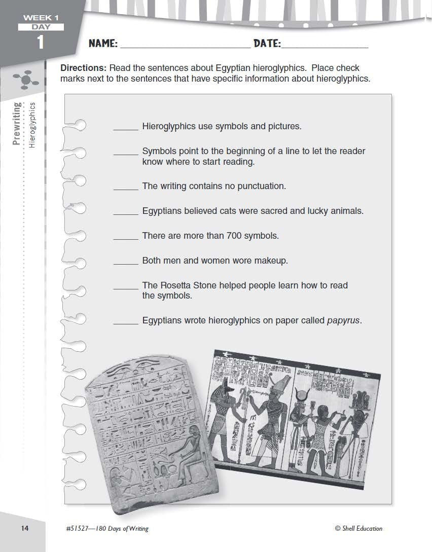 180 Days of Writing for Fourth Grade - an Easy-To-Use Fourth Grade Writing Workb