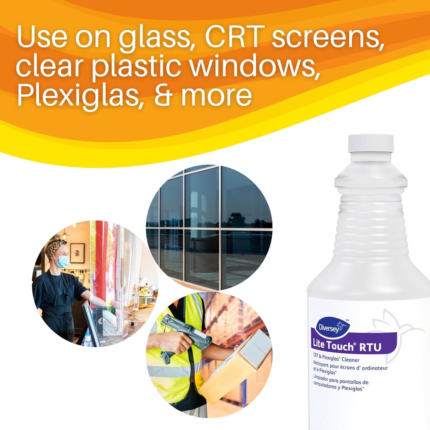 03970. Lite Touch CRT & Plexiglas Cleaner, Dissipates Static Charge & Repels Dus