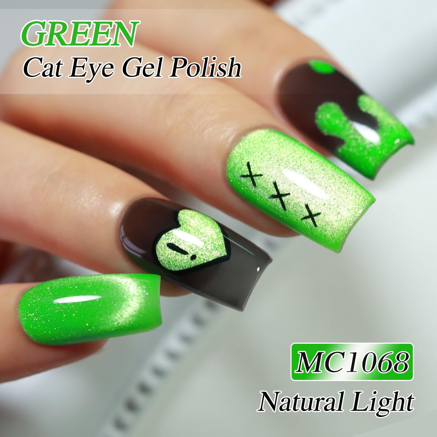 15ML Cat Eye Gel Polish with Magnet Glitter Shimmer Translucent Jelly Color 0.5