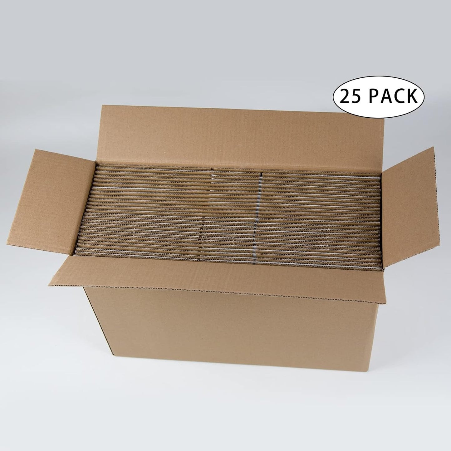 White Shipping Boxes 10X7X5 Inches Small Corrugated Cardboard Boxes, 25 Pack