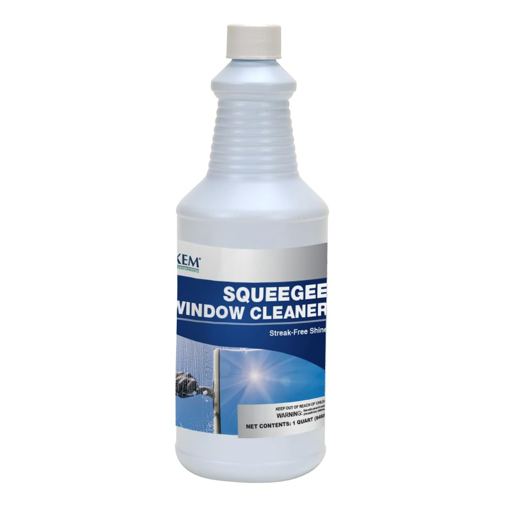 3480 Squeegee Window Cleaner - Concentrated Ammonia Free Non-Streak Cleaning Sol