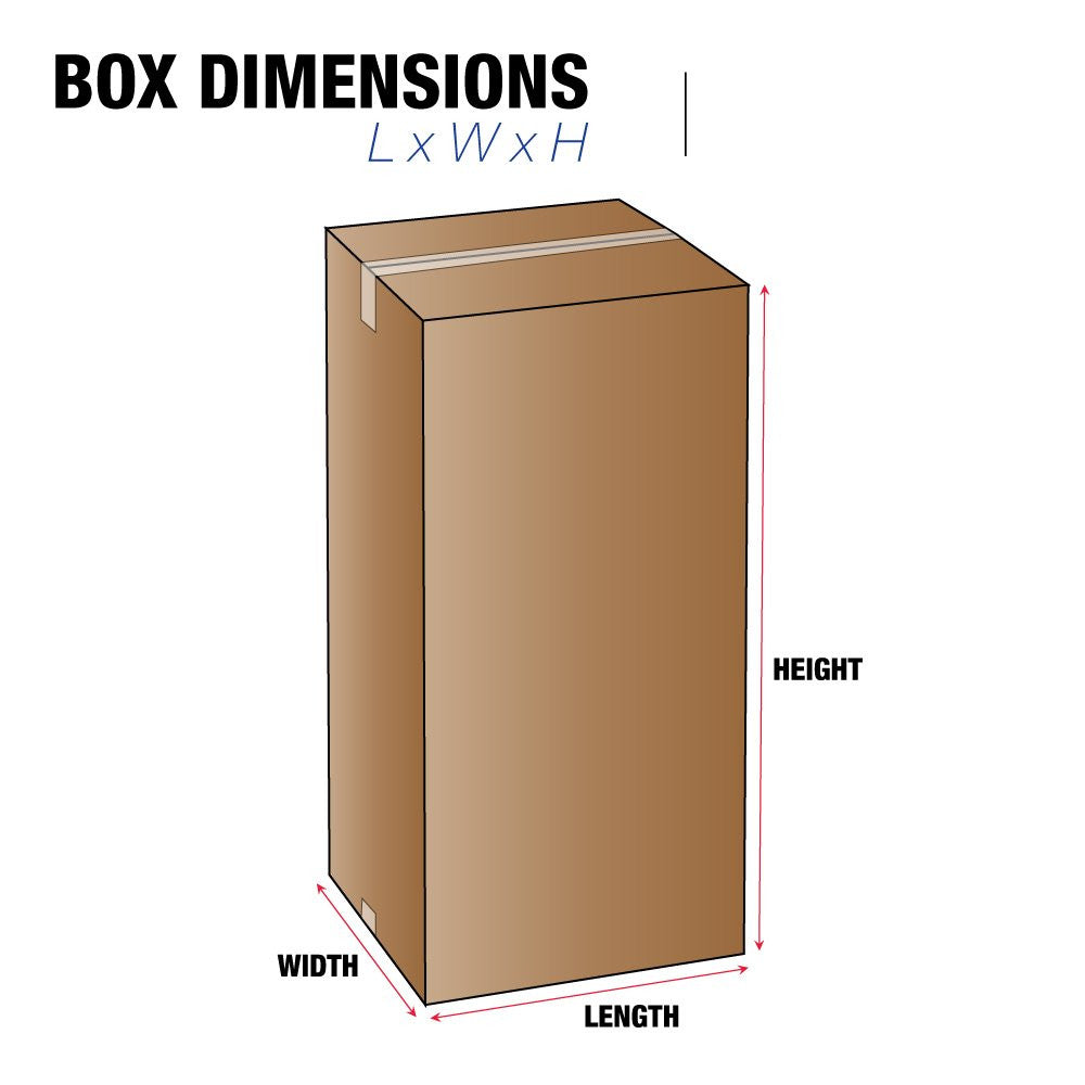 8X8X42 Tall Corrugated Boxes, Tall, 8L X 8W X 42H, Pack of 20 | Shipping, Packag