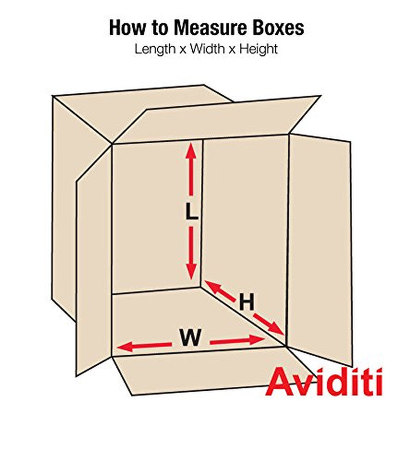 7745 Corrugated Cardboard Box 7" L X 7" W X 4 1/2" H, Kraft, for Shipping, Packi