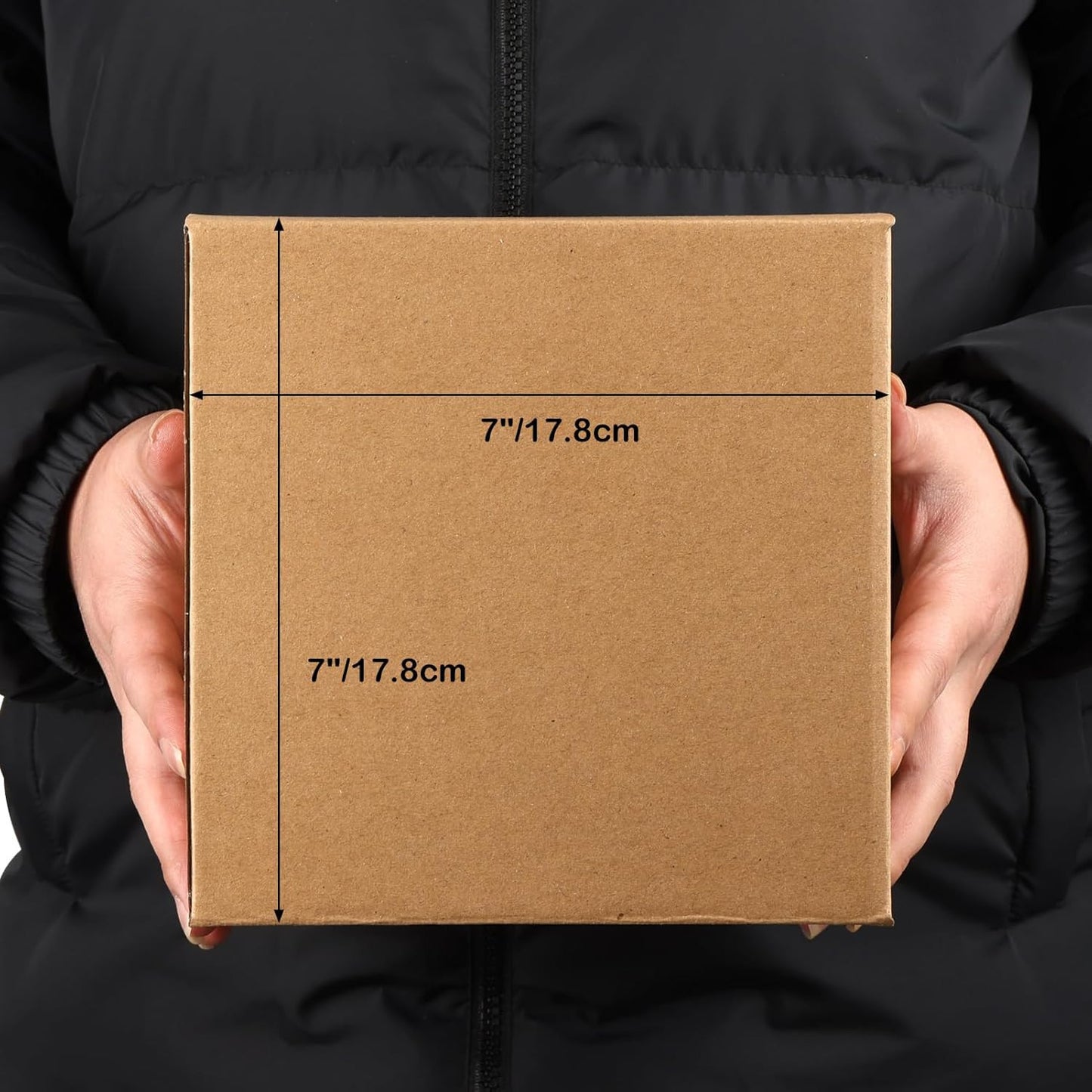 7X7X7 Inches Shipping Boxes Small Cardboard Boxes for Packing, Moving, Mailing,
