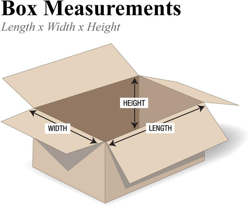 9X7X4 Corrugated Boxes, Small, 9L X 7W X 4H, Pack of 25 | Shipping, Packaging, M
