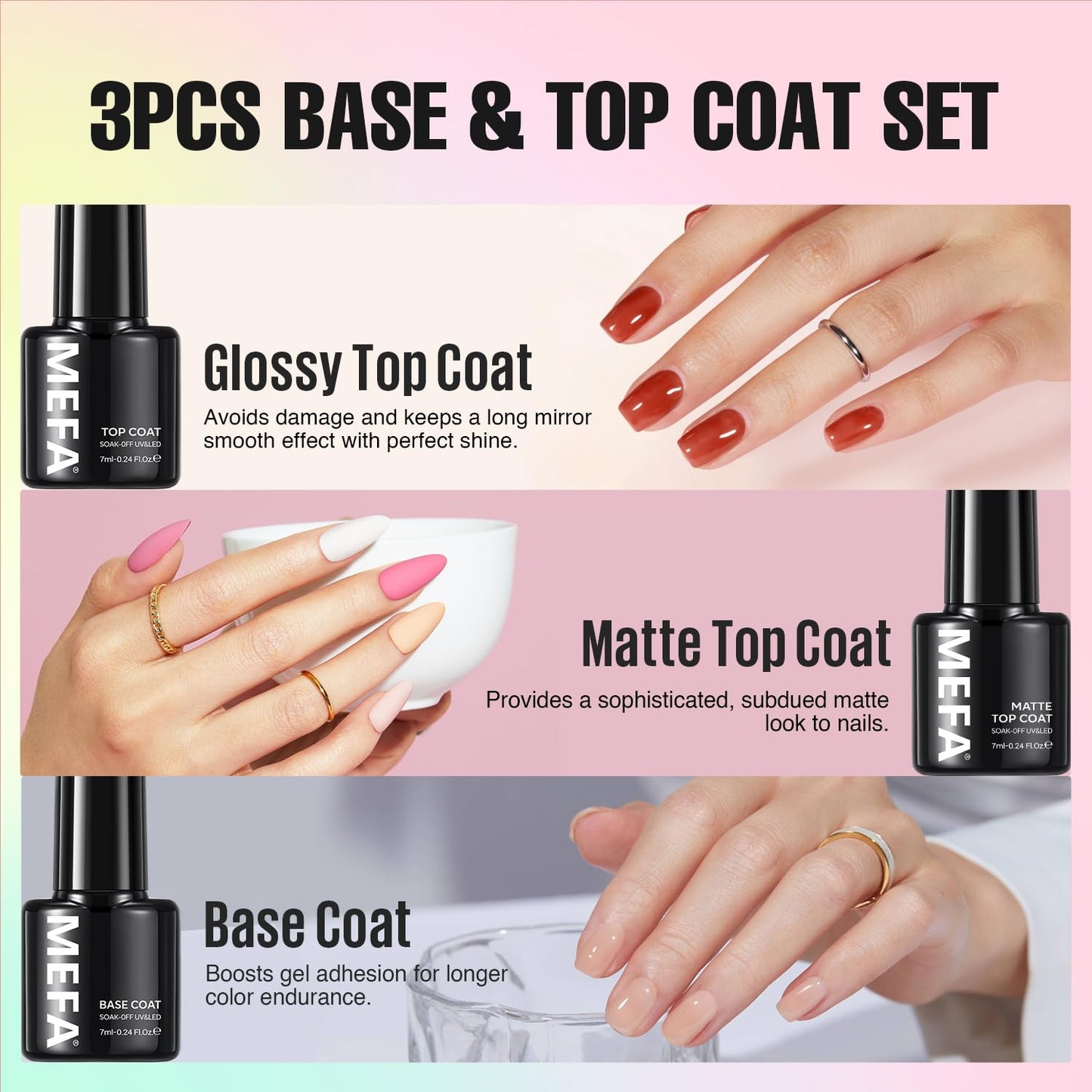 56 Pcs Gel Nail Polish Kit with U V Light, 32 Colors Hot Pink Colorful Gel Nail