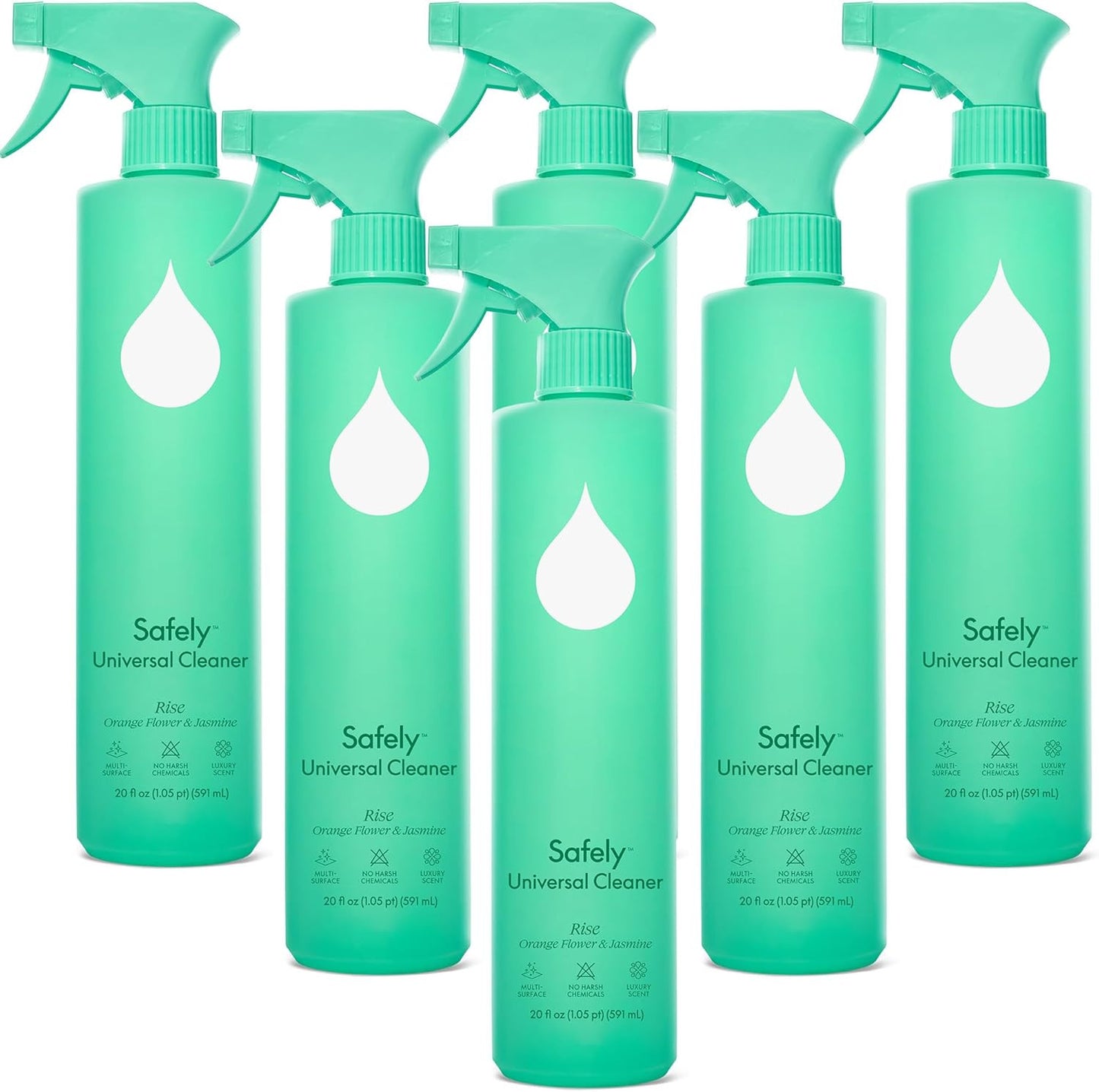 Universal Cleaner–Plant-Based Multi-Purpose Spray with Rise Scent|Bleach-Free,Sa