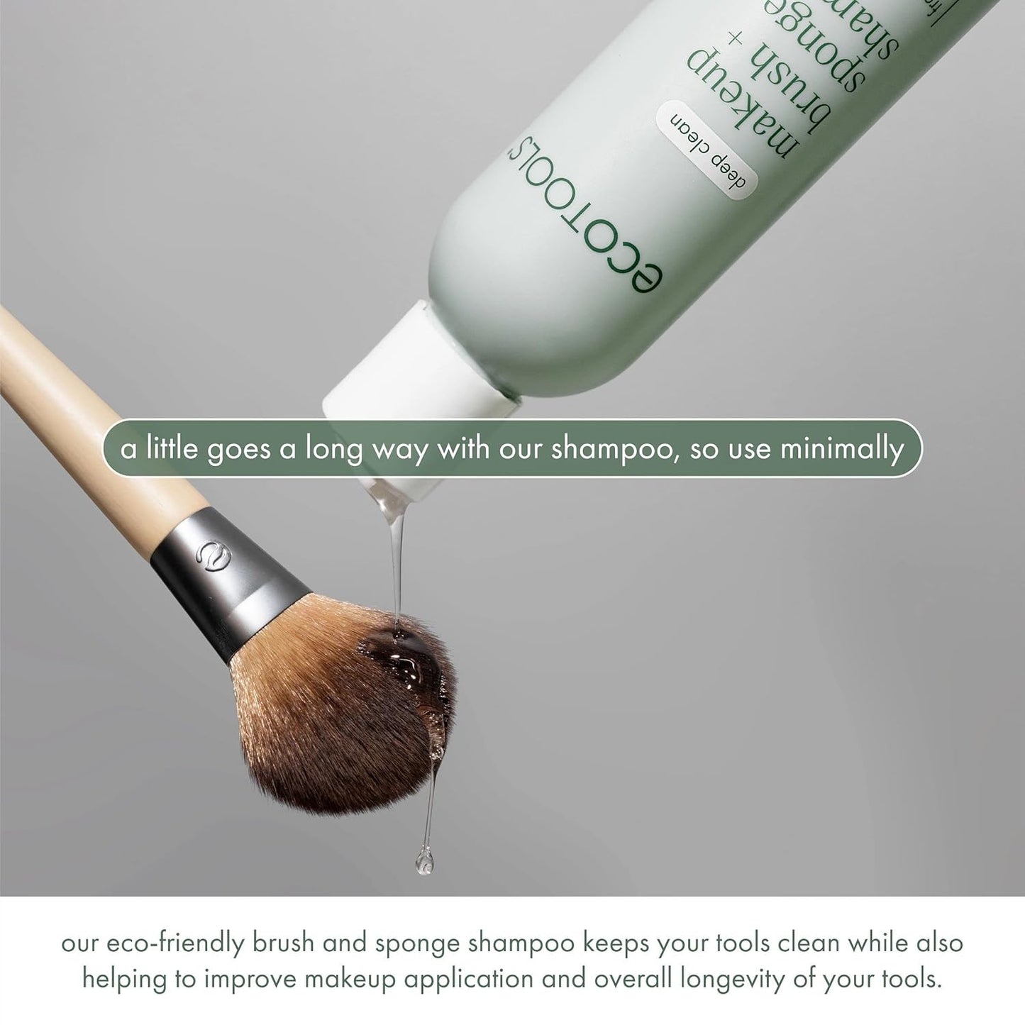 XL Makeup Brush + Sponge Shampoo, Removes Makeup, Dirt, & Impurities from Makeup