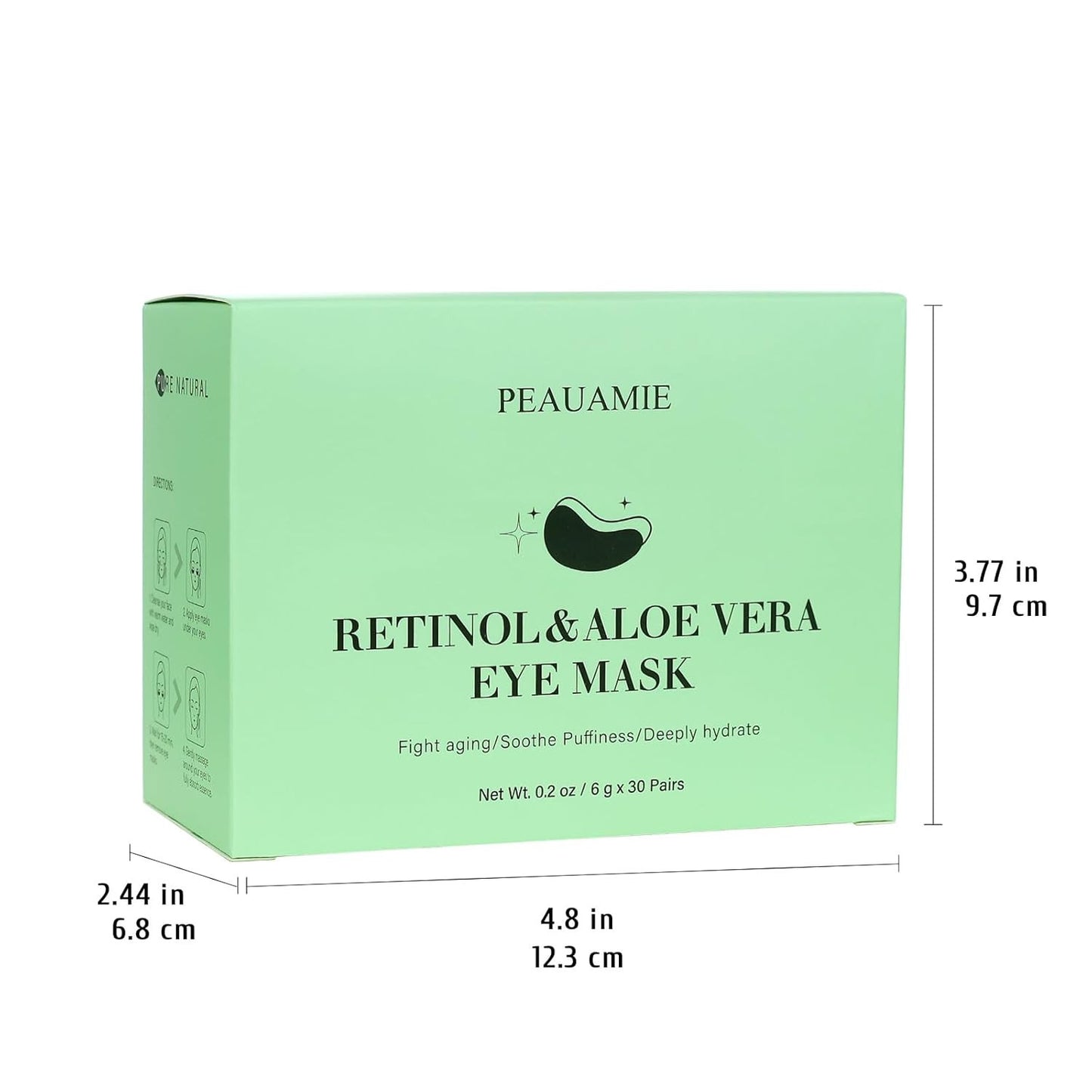 Under Eye Patches with Retinol and Aloe Vera Eye Mask for Dark Circles and Puffi