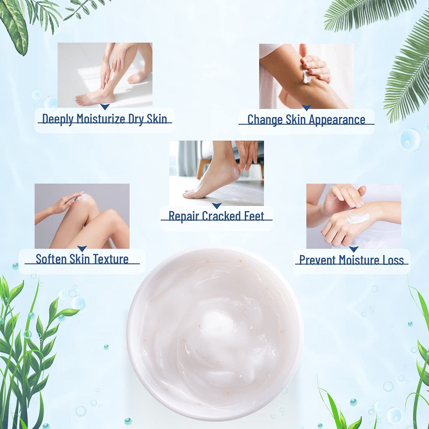 Urea Cream 40 Percent,Foot & Hand Cream for Dry Cracked,Urea Lotion for Feet Max