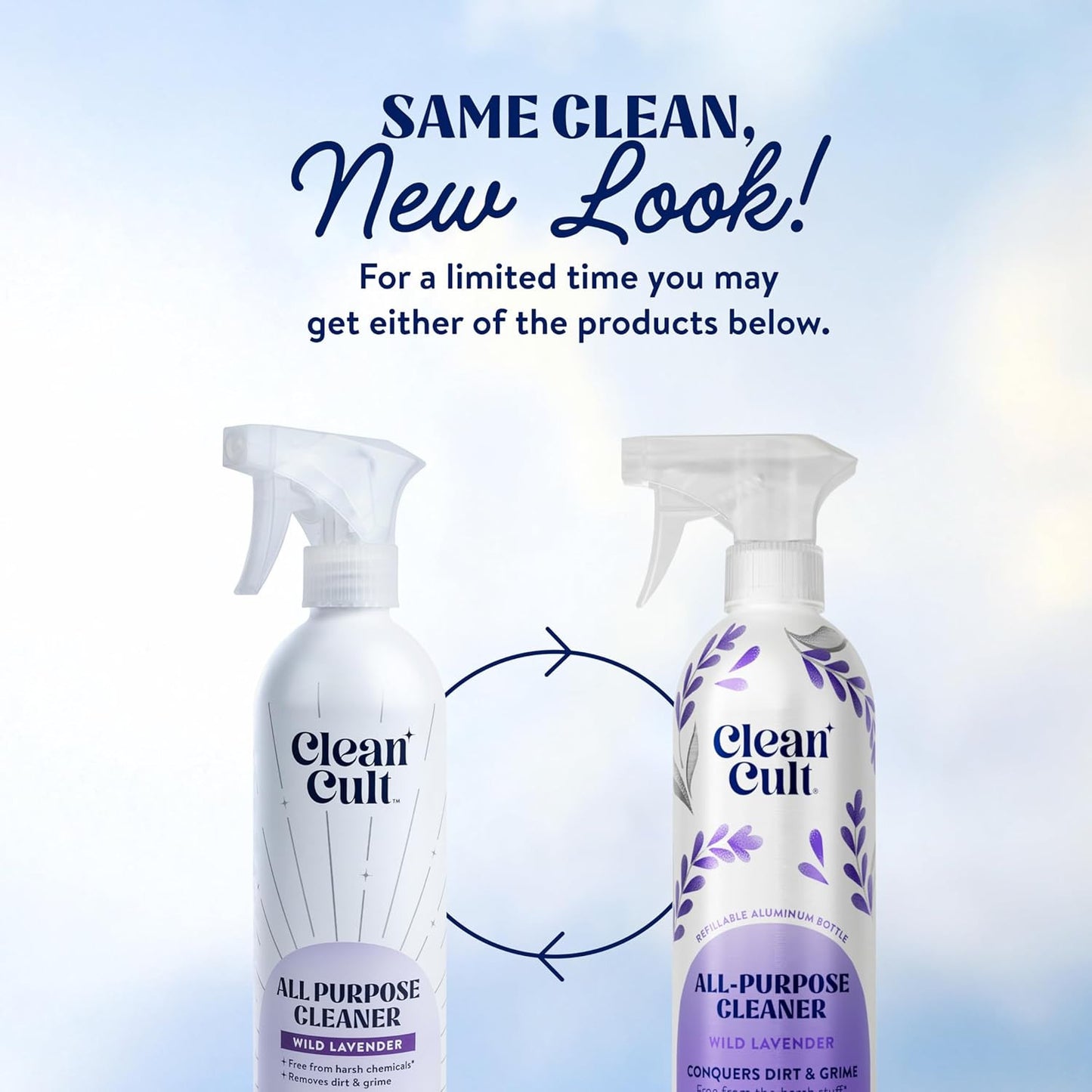 - Wild Lavender - All Purpose Cleaner - Refillable Aluminum Bottle - Cleaner Spr