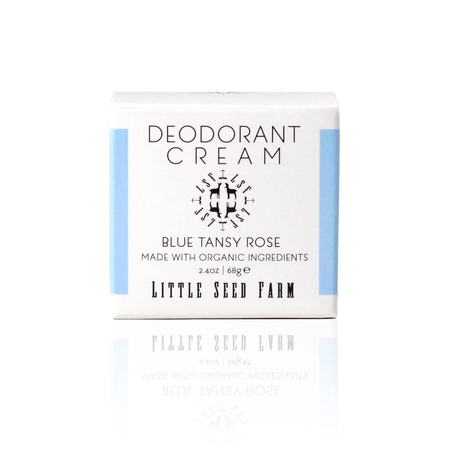 All Natural Deodorant Cream, Aluminum Free Deodorant for Women or Men - Blue Tan