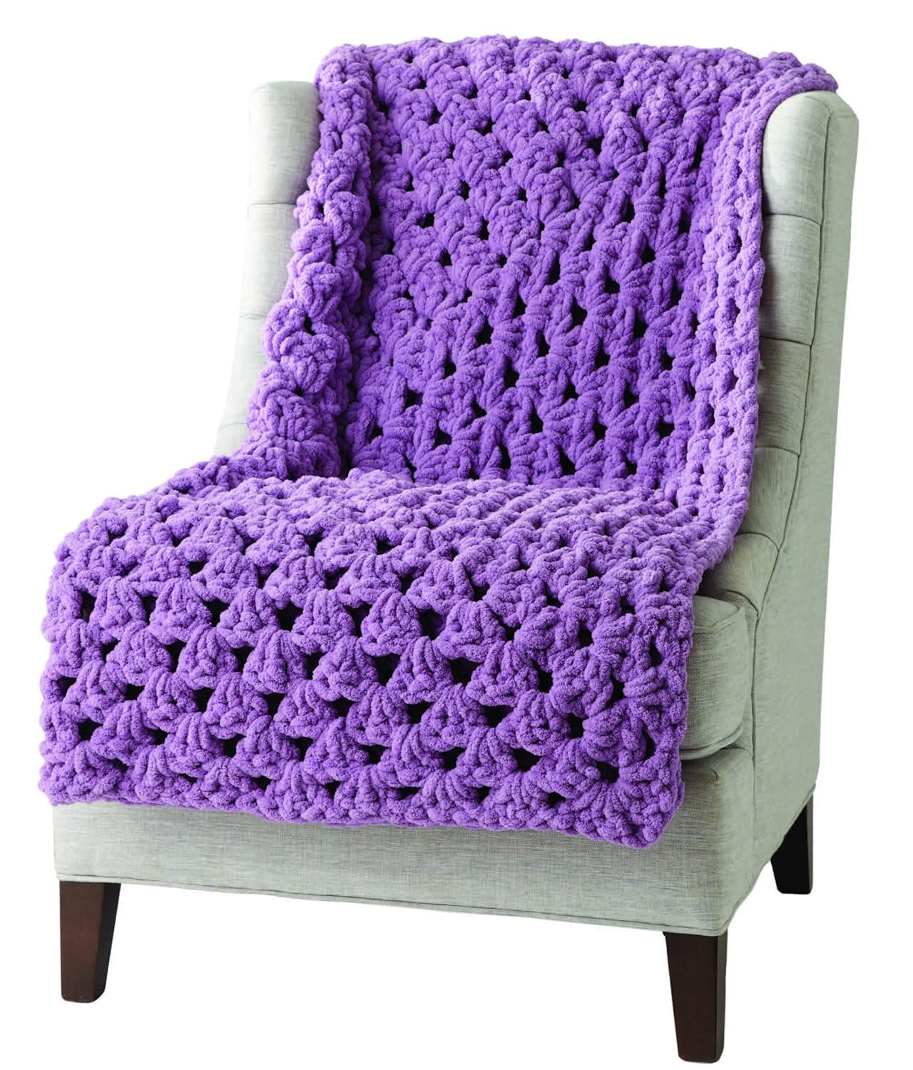 25 Simple & Cozy Crochet Blankets: Easy Patterns for Afghans, Throws, and Baby B