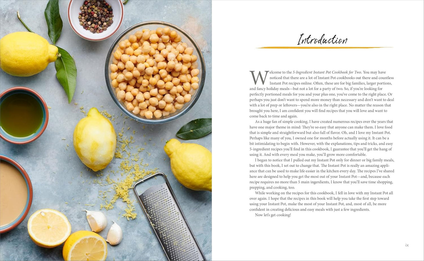 5-Ingredient Instant Pot Cookbook for Two