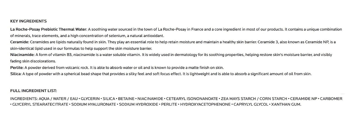 Toleriane Double Repair Matte Face Moisturizer, Daily Moisturizer for Oily Skin