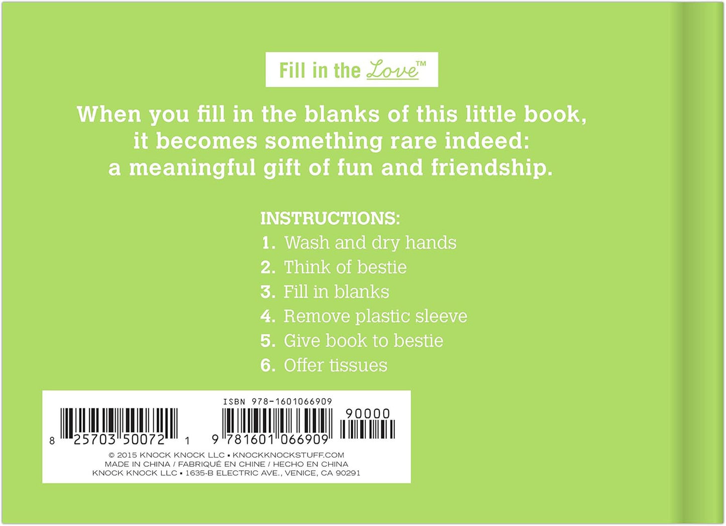 Why You'Re My Bestie Book Fill in the Love Fill-In-The-Blank Book Gift Journal,