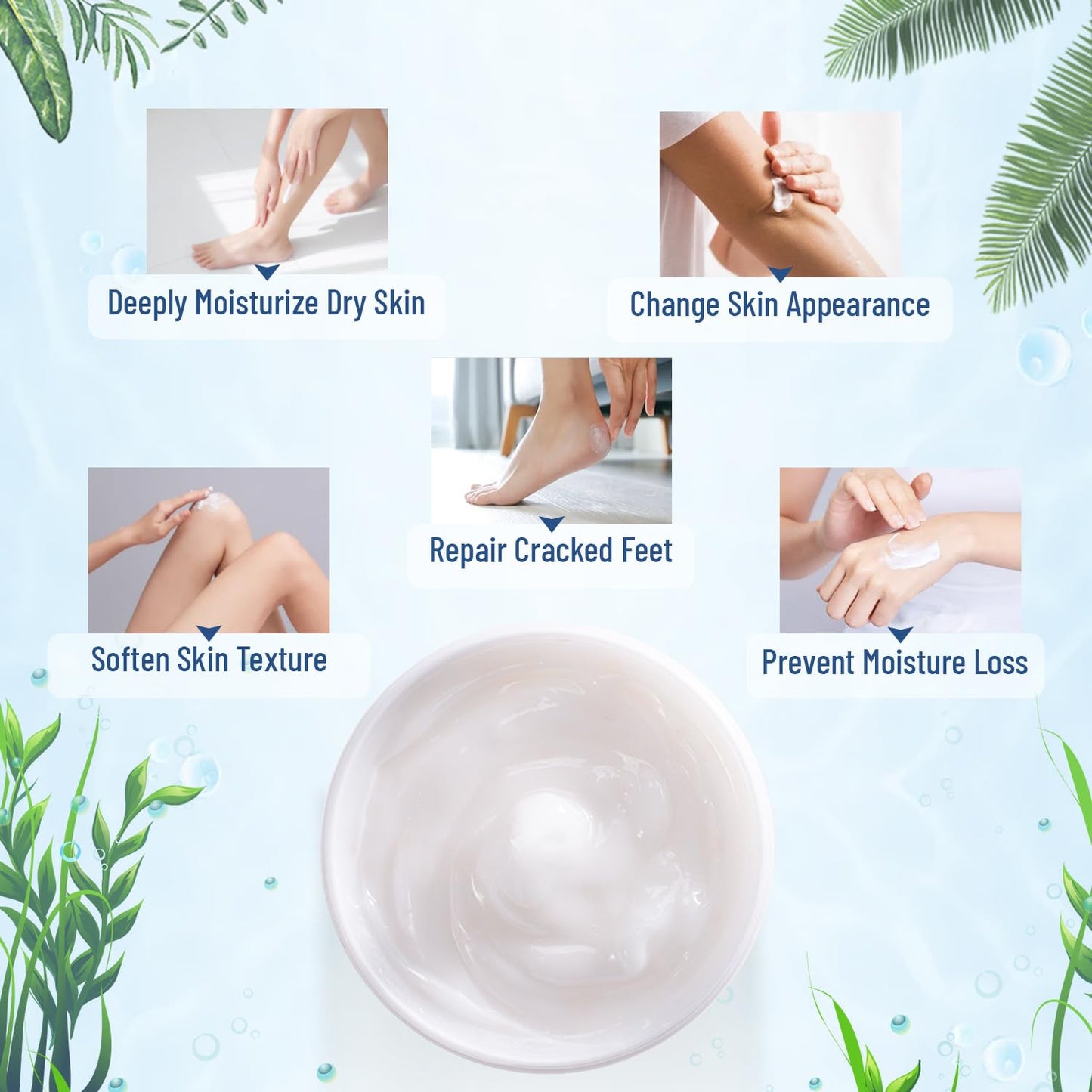 Urea Cream 40 Percent,Foot & Hand Cream for Dry Cracked,Urea Lotion for Feet Max