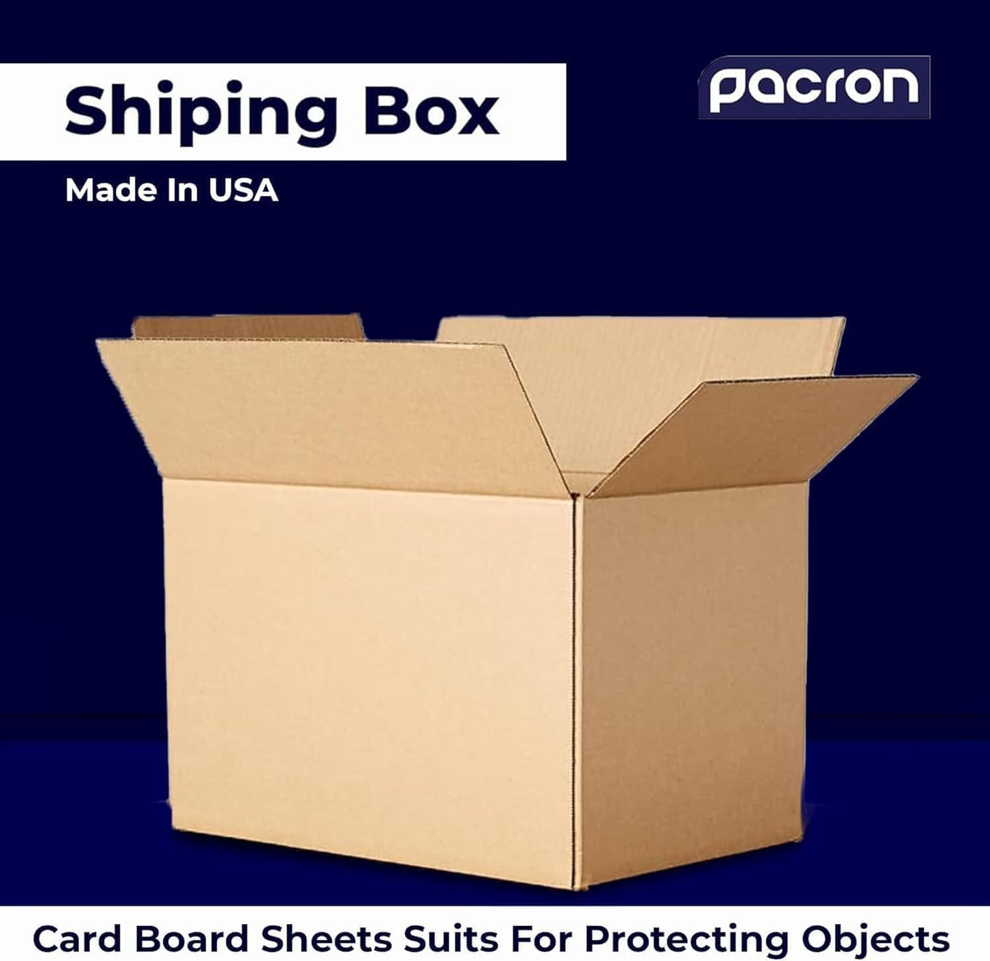 6 Pack Sturdy Cardboard Moving Boxes 12X12X12 – Durable Shipping, Packing, and S