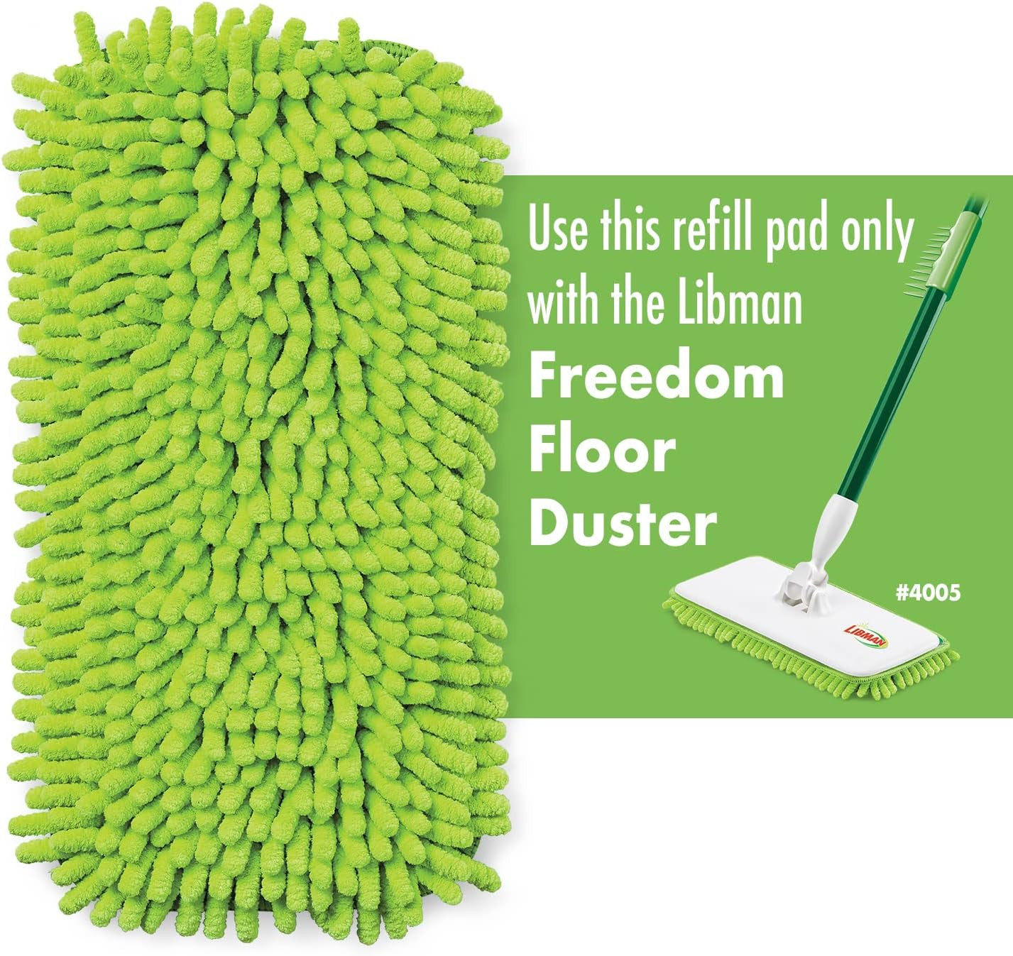 1486 Freedom Floor Duster Refill Dry Dust Mop Replacement Heads for the Freedom