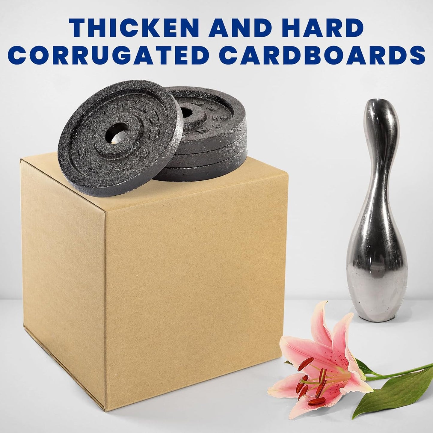 10X7X5 Inches Shipping Boxes 28 Pack, Brown Corrugated Cardboard Box for Small B