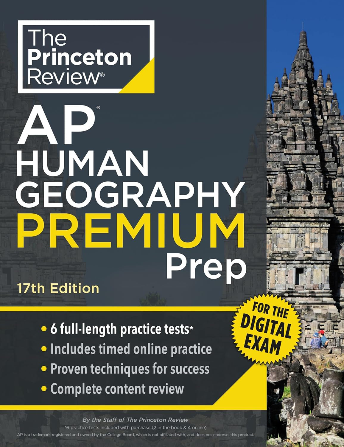 Princeton Review AP Human Geography Premium Prep, 17Th Edition: 6 Practice Tests