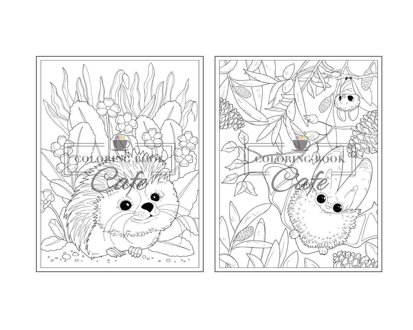 100 Baby Animals: a Coloring Book Featuring 100 Incredibly Cute and Lovable Baby