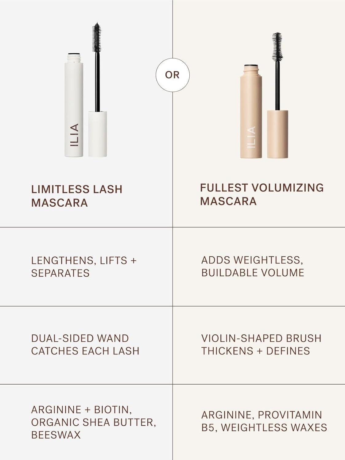 - Limitless Lash Mascara | Lightweight, Nourishing, Lengthening, Lifting | Flake