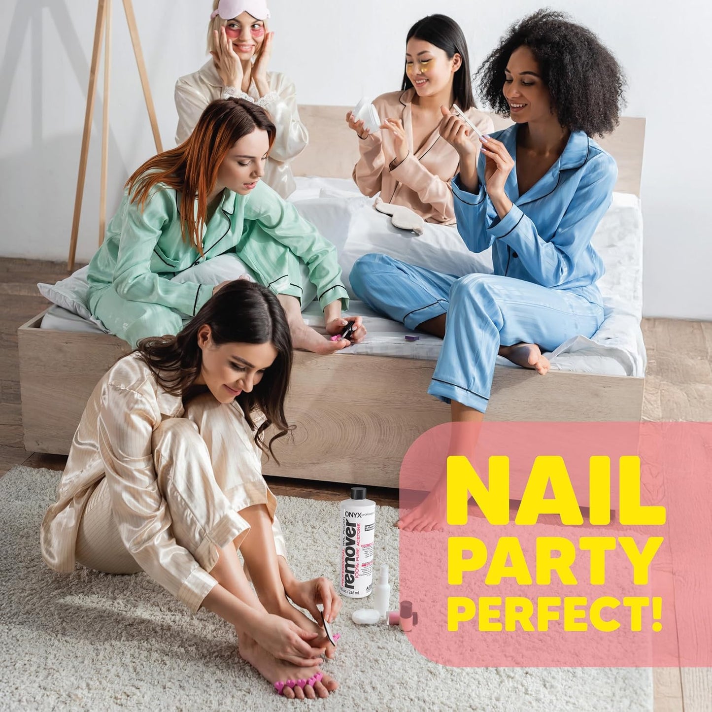 100% Pure Acetone Nail Polish Remover Kit with 7 Inch Nail File, 16 Fl Oz - Made
