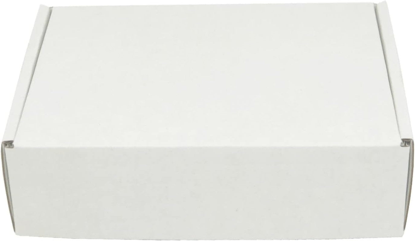 White Cardboard Shipping Box Mailers 12 X 8 X 3 Inch Corrugated Packaging Storag
