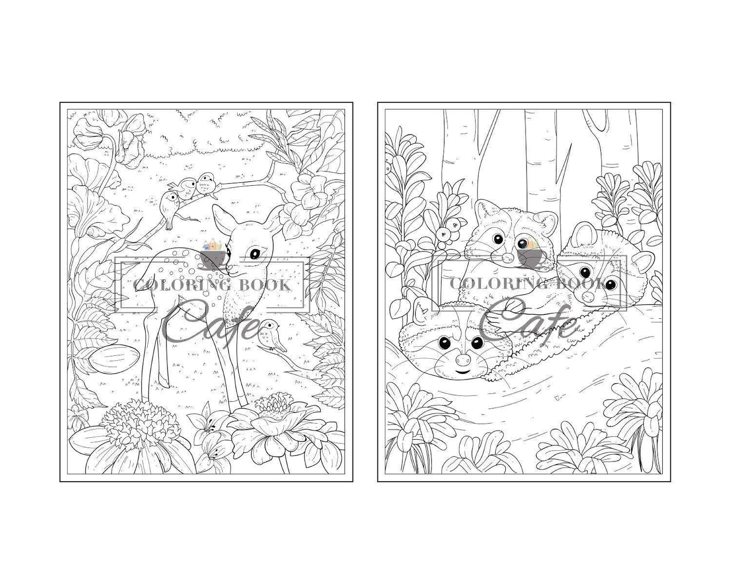 100 Baby Animals: a Coloring Book Featuring 100 Incredibly Cute and Lovable Baby