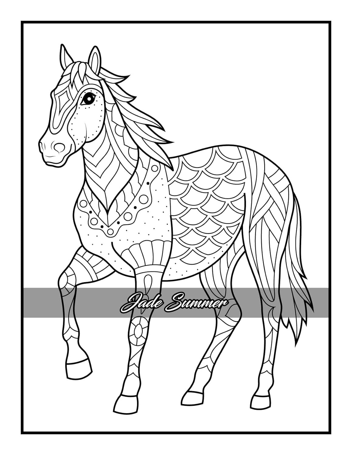100 Animals: an Adult Coloring Book with Lions, Elephants, Owls, Horses, Dogs, C