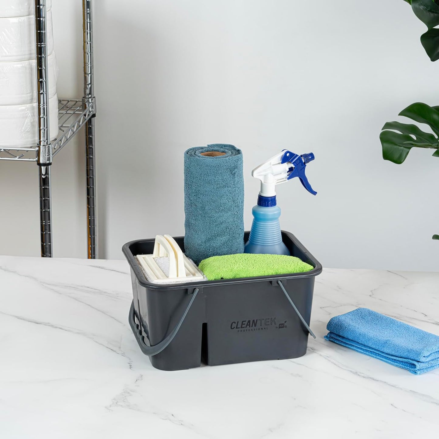 -Clean Tek Professional Cleaning Caddy, 1 Cleaning Supply Caddy with Handle - 4