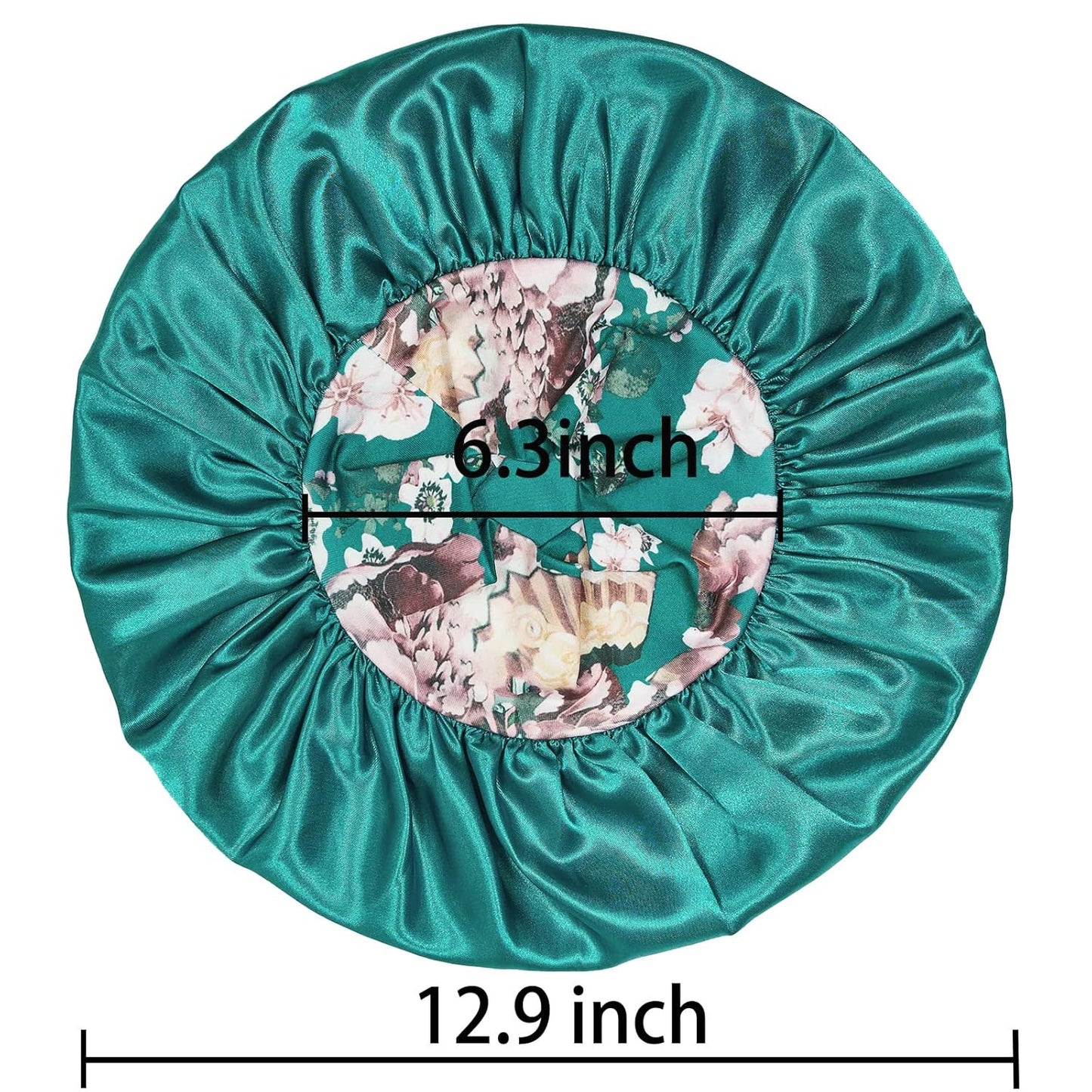 3 Pack Satin Bonnet Silk Hair Bonnet for Sleeping, Sleep Bonnets for Women Large