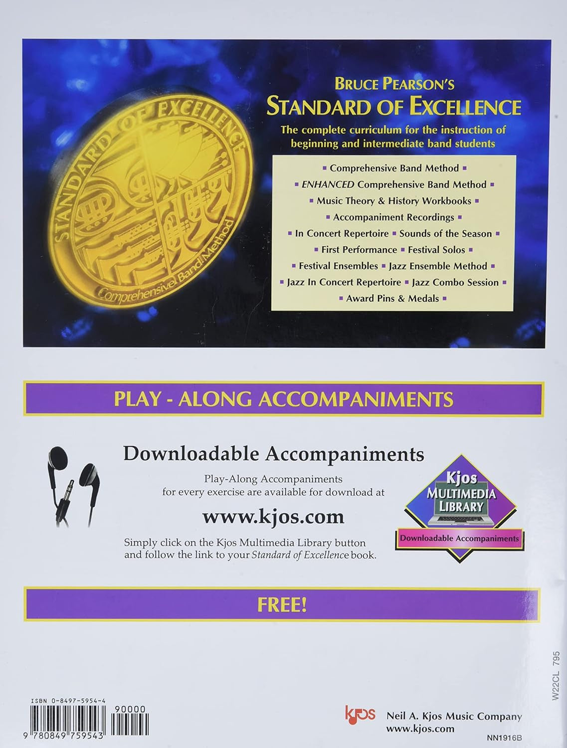 W22CL - Standard of Excellence Book 2 - Clarinet