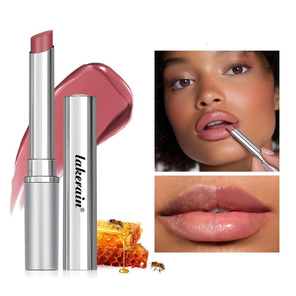 2PCS Honey Lipstick Tinted Lip Balm - Sheer Hydrating for All Skin Tones - Moist