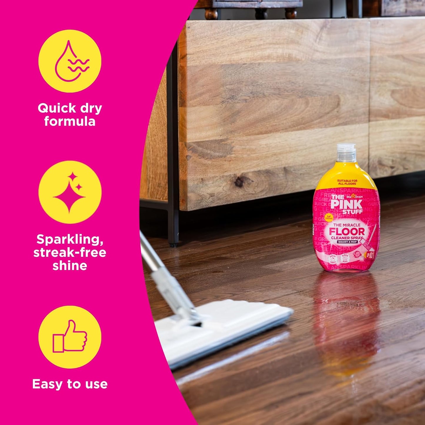 - the Pink Stuff - the Miracle Floor Cleaner Spray - Squirt and Mop Multi Pack