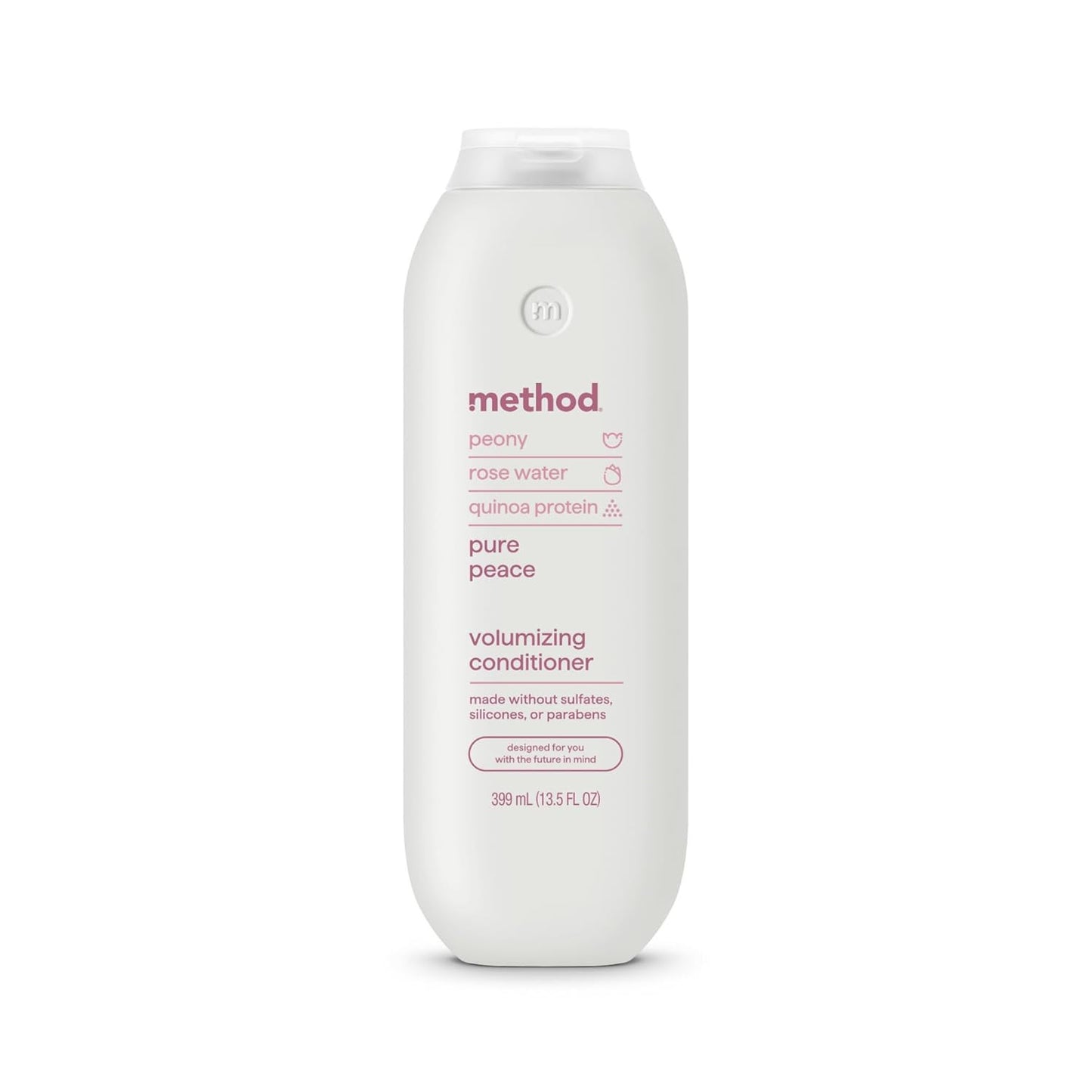 Volumizing Conditioner, Pure Peace with Rose, Peony, and Pink Sea Salt Scent Not