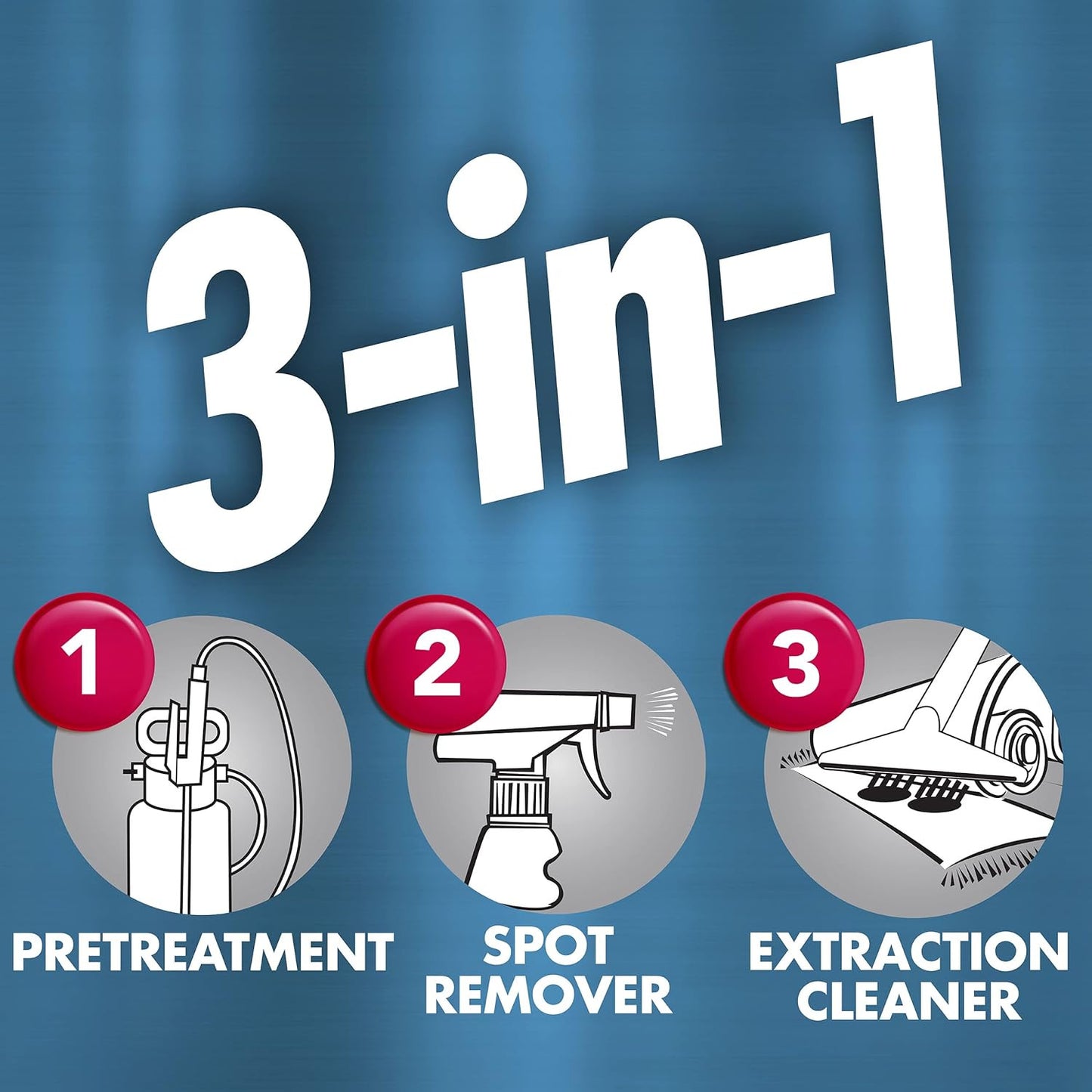 3-N-1 Carpet Cleaner, 128 Fl Oz