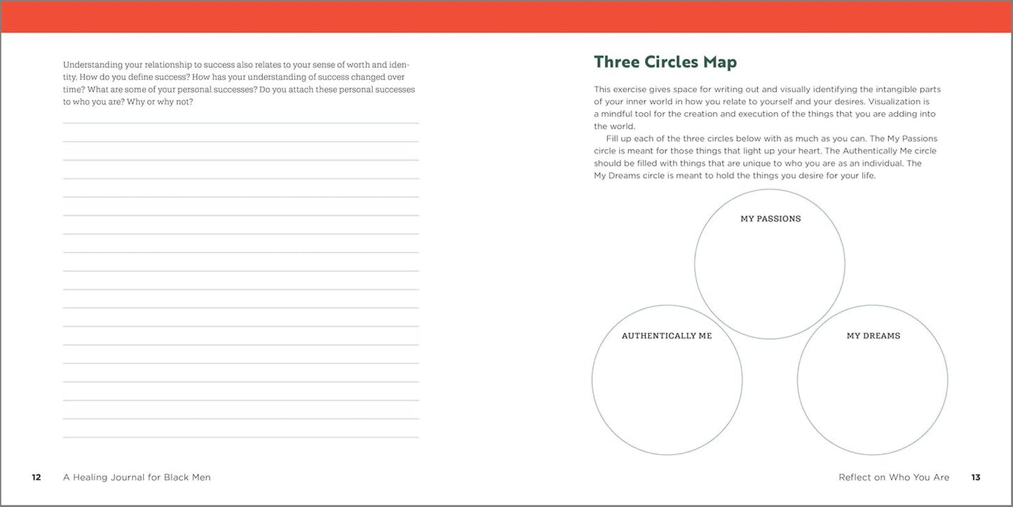 A Healing Journal for Black Men: Prompts to Help You Reflect, Grow, and Live wit