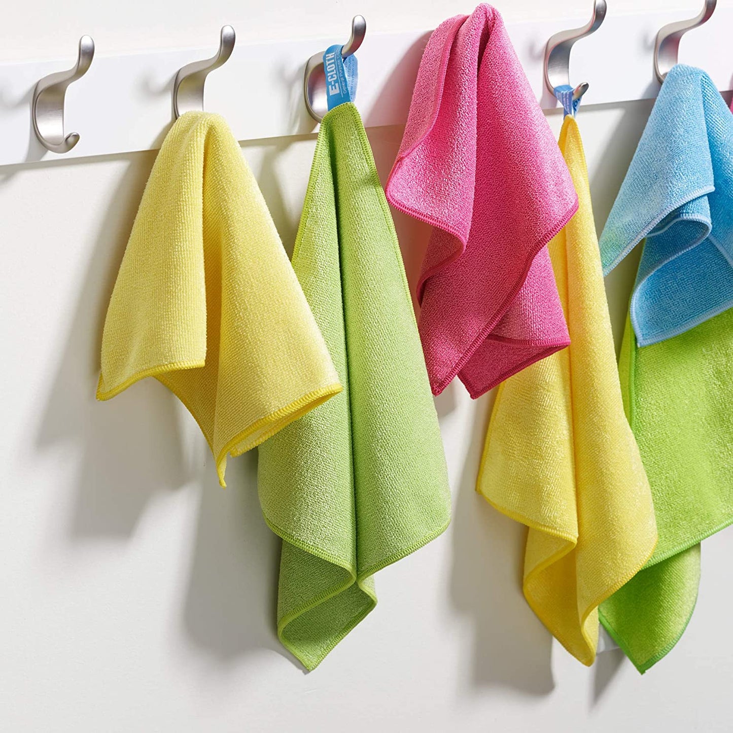 5-Pc Starter Pack- Microfiber Cleaning Cloth Set with Reusable Cleaning Cloth an