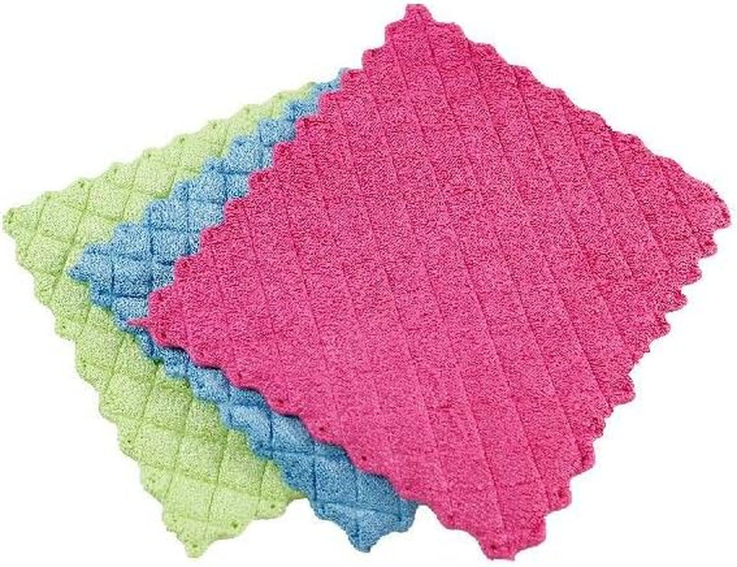 1482 Microfiber Sponge Cloths – Combines the Best of a Sponge and Dish Cloth, In