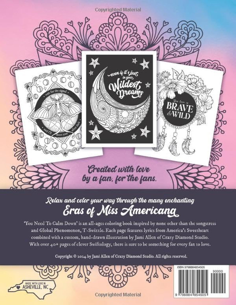 You Need to Calm Down: a Coloring Book for the Swiftest Fans | 45 Relaxing & Ins