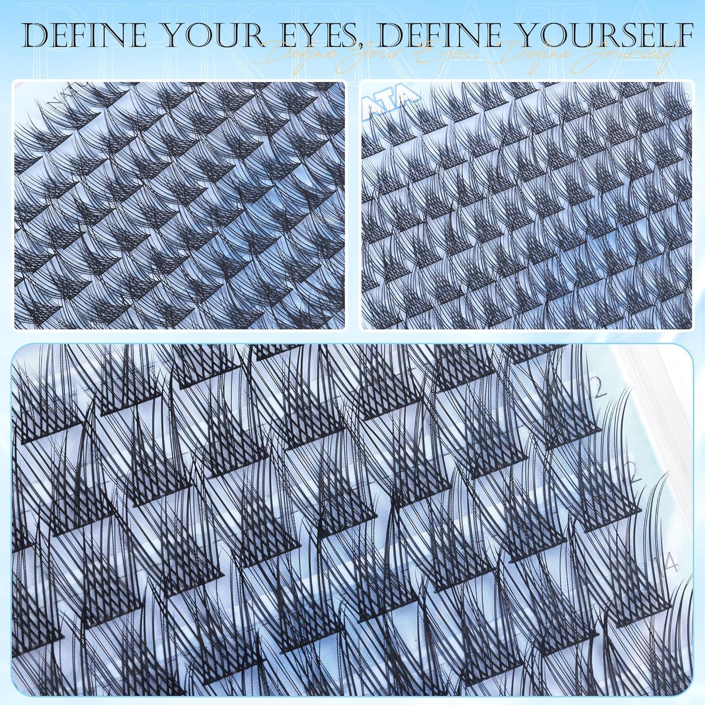 Wispy Eyelash Clusters Natural Lash Clusters 120 Pcs Individual Lashes Clusters
