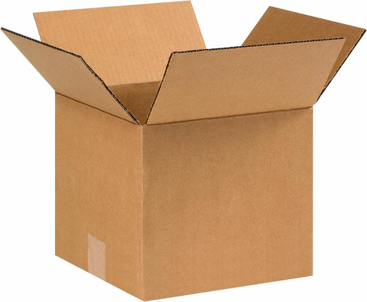 9X9X8 Corrugated Boxes, Small, 9L X 9W X 8H, Pack of 25 | Shipping, Packaging, M