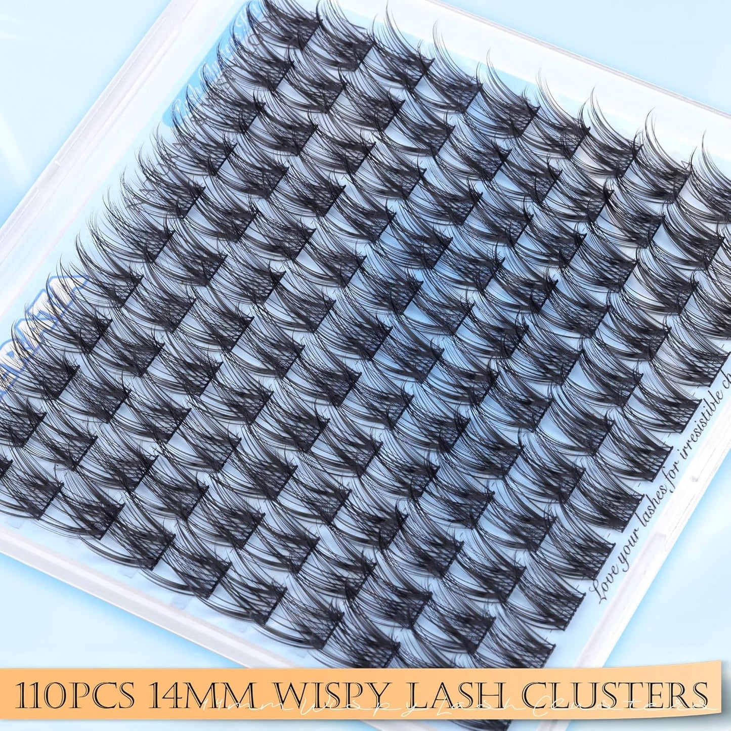 14Mm Natural Cluster Lashes Wispy Eyelash Clusters DIY Individual Lashes C Curva