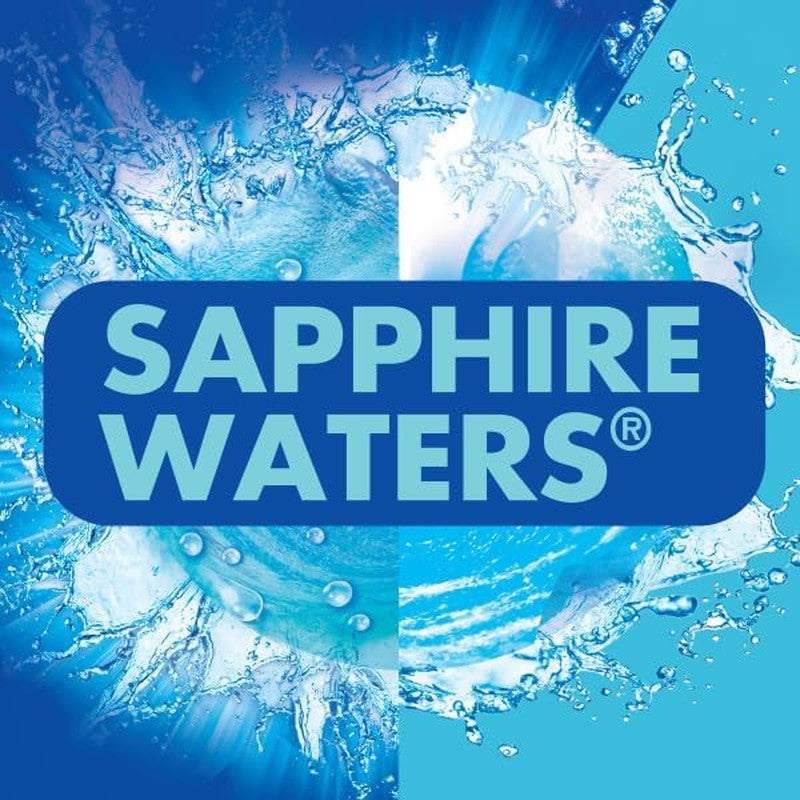 4-In-1 Rim Hanger Toilet Bowl Cleaner, Sapphire Waters, 6 Count