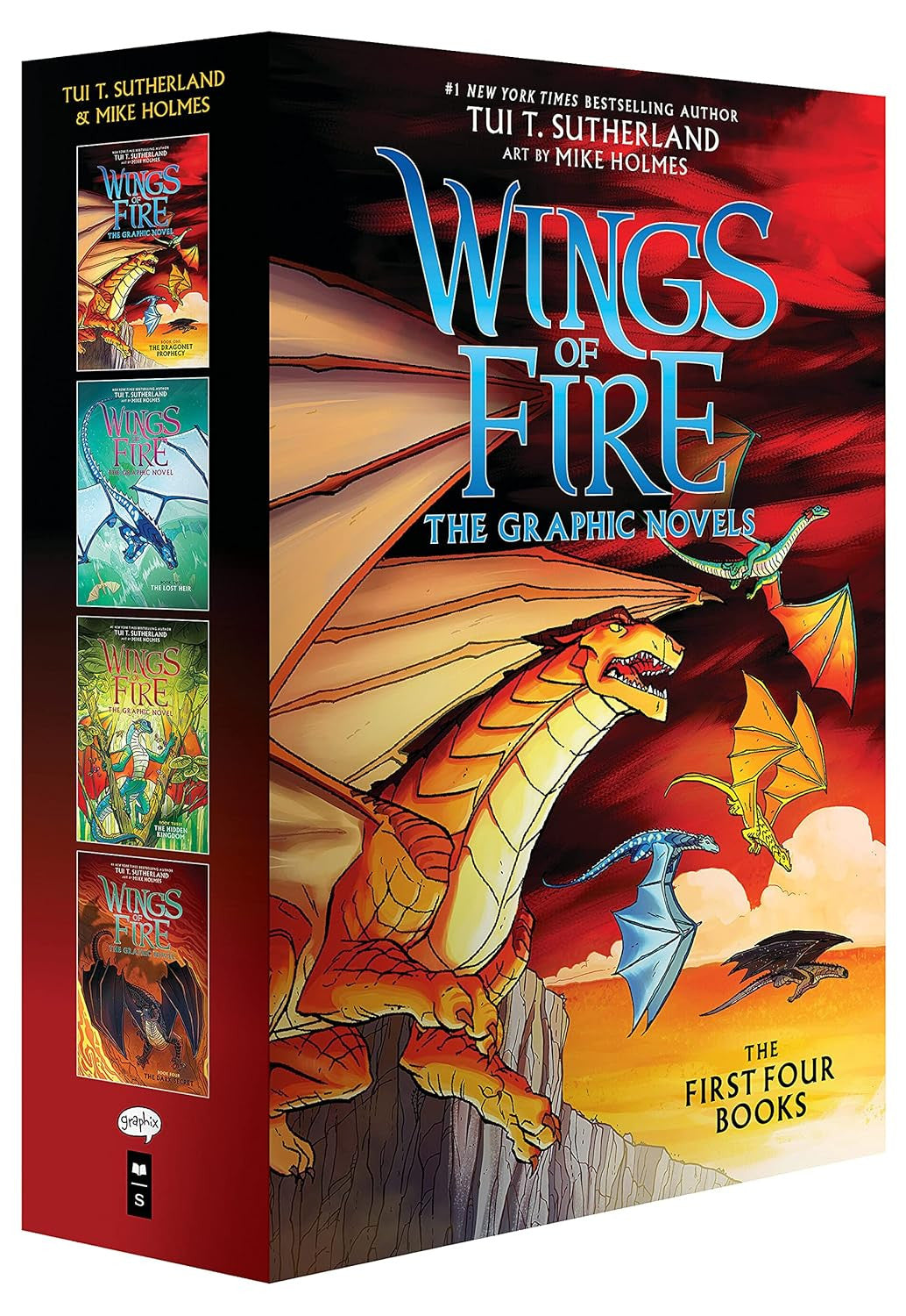Wings of Fire #1-#4: a Graphic Novel Box Set (Wings of Fire Graphic Novels #1-#4